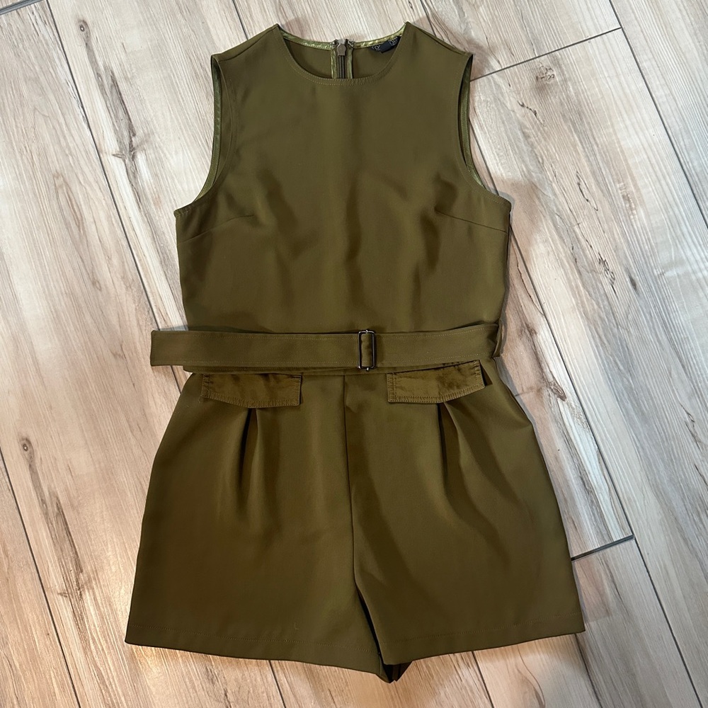 Topshop Belted Romper US6